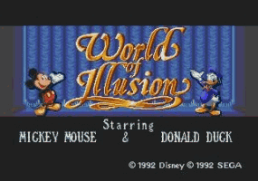 World of Illusion Starring Mickey Mouse & Donald Duck